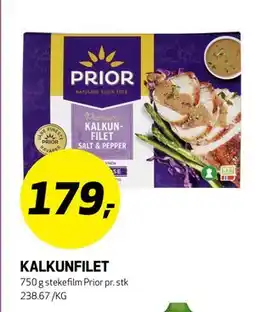 Bunnpris KALKUNFILET, NOK 179 tilbud