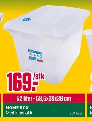 Europris HOME BOX, NOK 169 tilbud