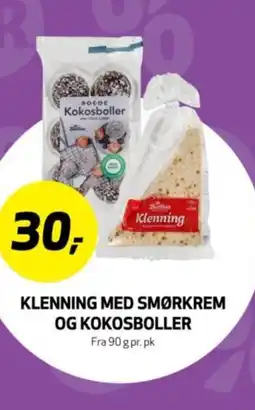 Bunnpris Klenning med smørkrem og kokosboller tilbud