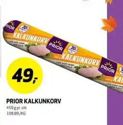 Bunnpris PRIOR KALKUNKORV, NOK 49 tilbud