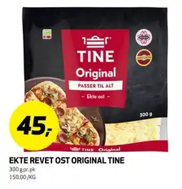 Bunnpris EKTE REVET OST ORIGINAL TINE, NOK 45 tilbud