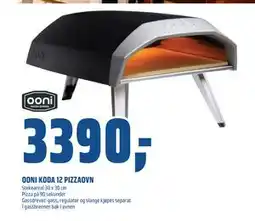 Obs Bygg OONI KODA 12 PIZZAOVN, NOK 3390 tilbud