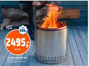 Obs Bygg FCC VOLCANO SMOKELESS BÅLTØNNE, NOK 2495 tilbud