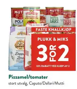 Jacobs Pizzamel/tomater tilbud
