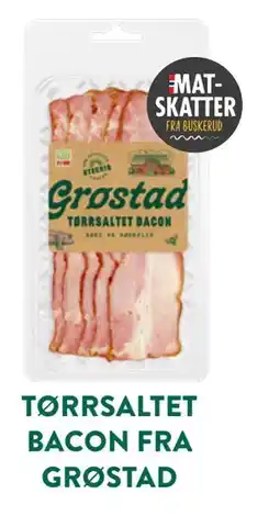 Jacobs TØRRSALTET BACON FRA GRØSTAD tilbud