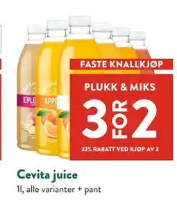 Jacobs Cevita juice tilbud