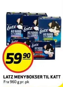 Bunnpris LATZ Menybokser til katt tilbud