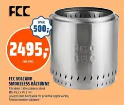 Coop Obs FCC Volcano smokeless båltønne tilbud