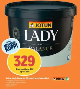 Coop Obs JOTUN Lady balance 05/matt interiørmaling tilbud
