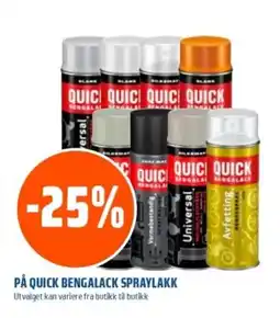 Coop Obs På quick bengalack spraylakk tilbud