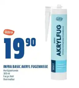 Coop Obs INFRA Basic akryl fugemasse tilbud