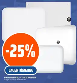 Coop Obs Mill panelovner, utvalgte modeller tilbud
