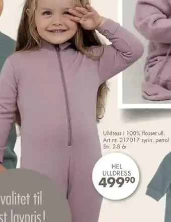 Sparkjøp Ulldress tilbud