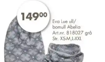 Eva lue ull/ bomull abelia