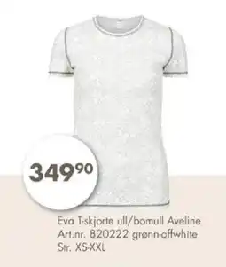 Sparkjøp Eva t-skjorte ull/bomull aveline tilbud
