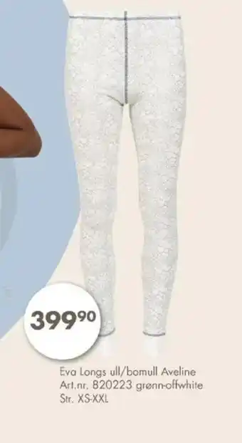 Sparkjøp Eva longs ull/bomull aveline tilbud