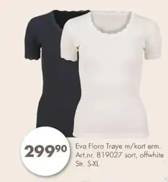 Sparkjøp Eva flora trøye m/kort erm. tilbud