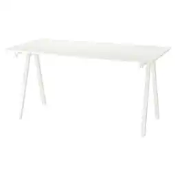 IKEA Trotten Skrivebord, hvit, 160x80 cm tilbud