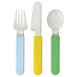 IKEA Smaska Bestikk, 3 deler, flere farger tilbud