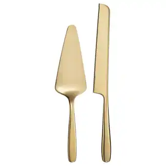 IKEA Tillagd Serveringsbestikk, 2 deler, messingfarget tilbud