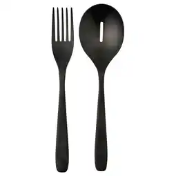IKEA Tillagd Serveringsbestikk, 2 deler, svart, 24 cm tilbud