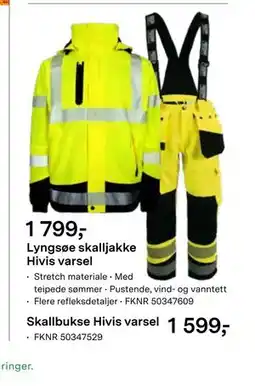 Felleskjøpet Skallbukse Hivis varsel, NOK 1599 tilbud