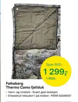 Felleskjøpet Falkeberg Thermo Camo fjellduk, NOK 1299 tilbud