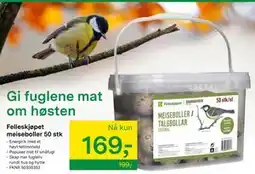Felleskjøpet Felleskjøpet meiseboller 50 stk, NOK 169 tilbud