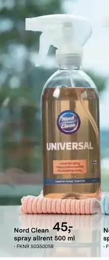 Felleskjøpet Nord Clean spray allrent 500 ml, NOK 45 tilbud
