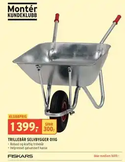 Montér TRILLEBÅR SELVBYGGER 011G, NOK 1699, Medlemspris tilbud