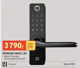 Montér HEIMGARD SMART LÅS, NOK 3790 tilbud