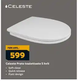 Megaflis Celeste Prato toalettsete S hvit, NOK 599 tilbud