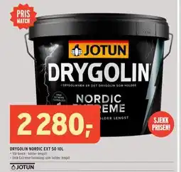 Montér DRYGOLIN NORDIC EXT 50 10L, NOK 2280 tilbud