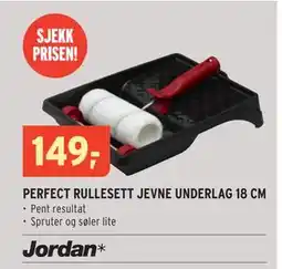 Montér PERFECT RULLESETT JEVNE UNDERLAG 18 CM, NOK 149 tilbud