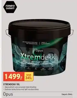 Montér XTREMDEKK 10L, NOK 1499 tilbud