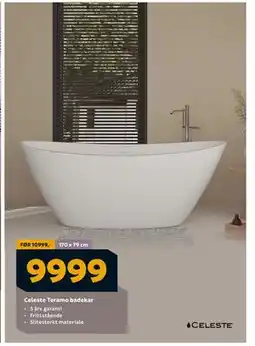 Megaflis Celeste Teramo badekar, NOK 9999 tilbud