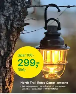 Felleskjøpet North Trail Retro Camp lanterne, NOK 299 tilbud