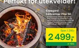 Felleskjøpet Espegard bålbrenner Pilar 50, NOK 2499 tilbud