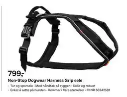 Felleskjøpet Non-Stop Dogwear Harness Grip sele, NOK 799 tilbud