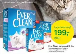 Felleskjøpet Ever Clean kattesand 10 liter, NOK 199 tilbud