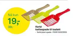 Felleskjøpet Kerbl kattespade til toalett, NOK 19 tilbud