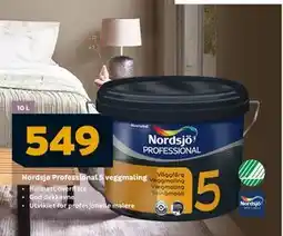 Megaflis Nordsjö Professional 5 veggmaling, NOK 549 tilbud