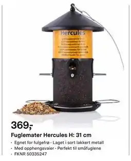 Felleskjøpet Fuglemater Hercules H: 31 cm, NOK 369 tilbud