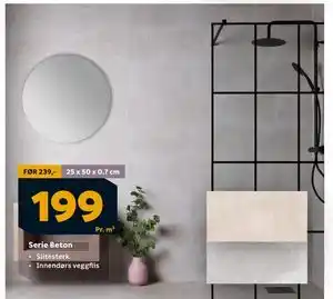 Megaflis Serie Beton, NOK 199 tilbud