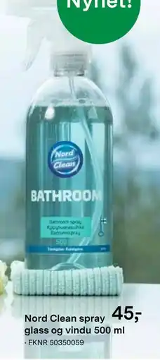 Felleskjøpet Nord Clean spray glass og vindu 500 ml, NOK 45 tilbud