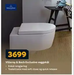 Megaflis Villeroy & Boch Exclusive veggskål, NOK 3699 tilbud