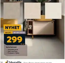 Megaflis Serie Surrond, NOK 299 tilbud