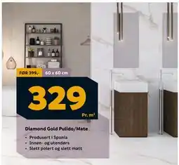 Megaflis Diamond Gold Pulido/Mate, NOK 329 tilbud