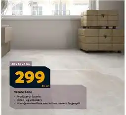 Megaflis Nature Bone, NOK 299 tilbud