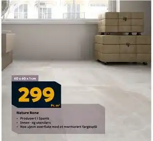 Megaflis Nature Bone, NOK 299 tilbud